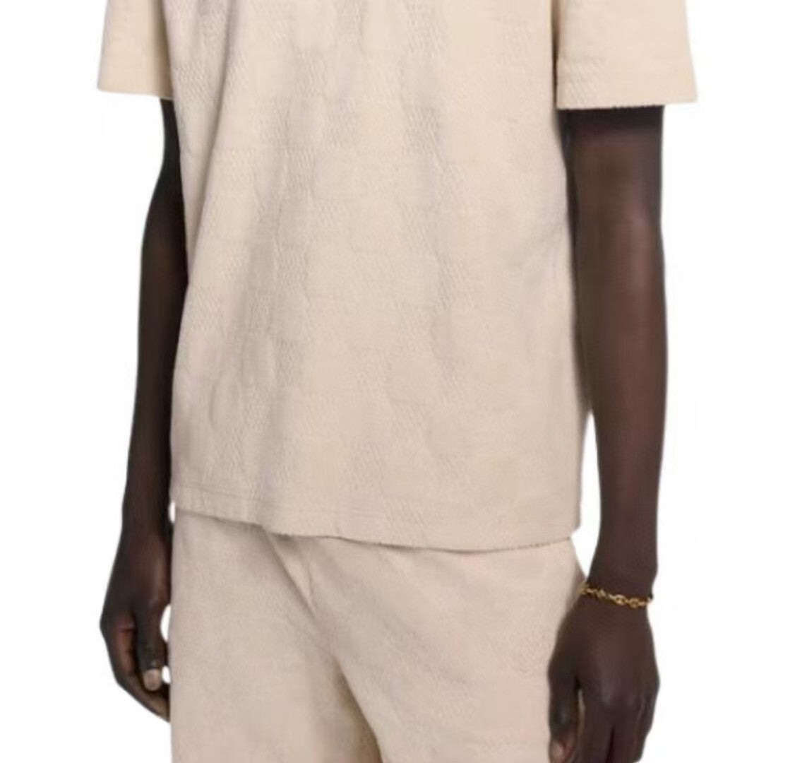 LOUIS VUITTON T-SHIRT / HOSE - BEIGE - SUPER CLONE 260g