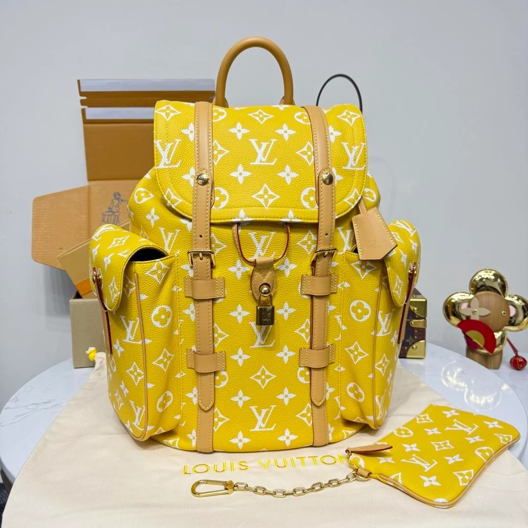 LOUIS VUITTON BACKPACK CHRISPOTHER – Full Set  - 1:1 HIGH END