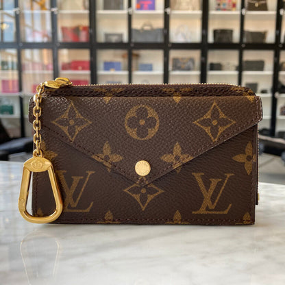 LOUIS VUITTON LEATHER CARDHOLDER ZIPPER – Full Set  - 1:1 HIGH END