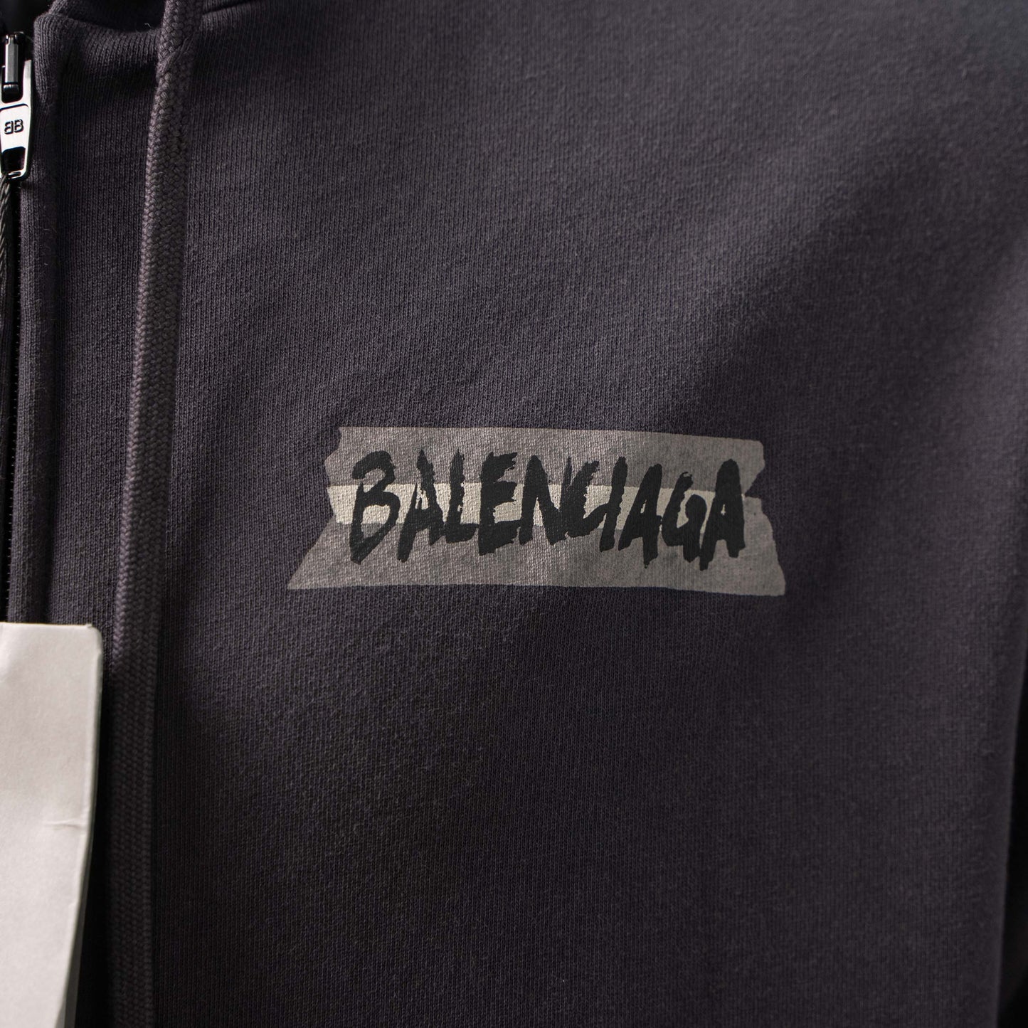 BALENCIAGA OVERSIZED DISTRESSED ZIP-UP HOODIE – 1:1 HIGH END