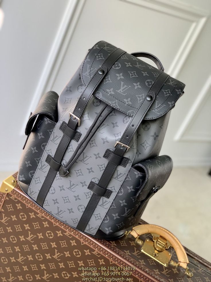 LOUIS VUITTON BACKPACK CHRISPOTHER – Full Set  - 1:1 HIGH END