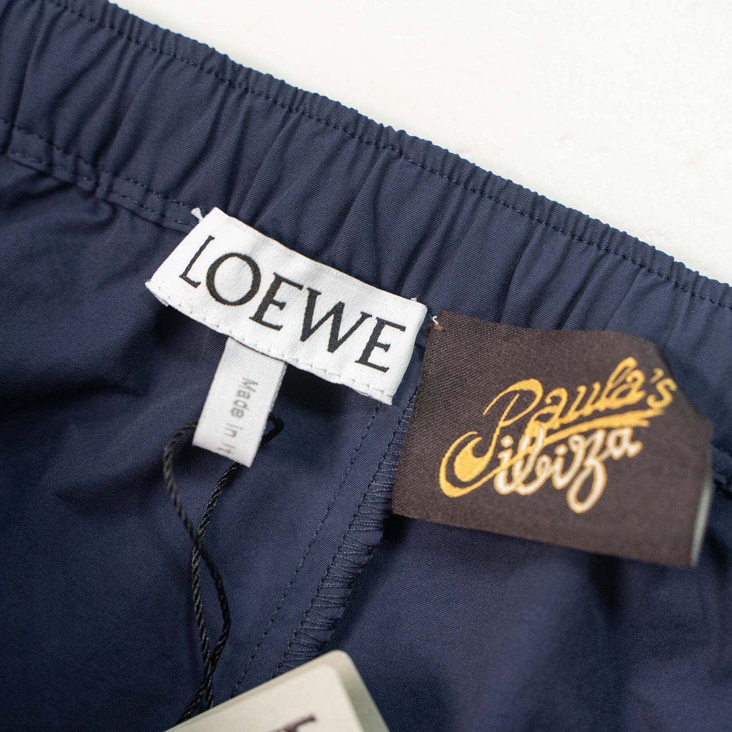 LOEWE ANAGRAM EMBROIDERED DRAWSTRING TROUSERS– 1:1 HIGH END