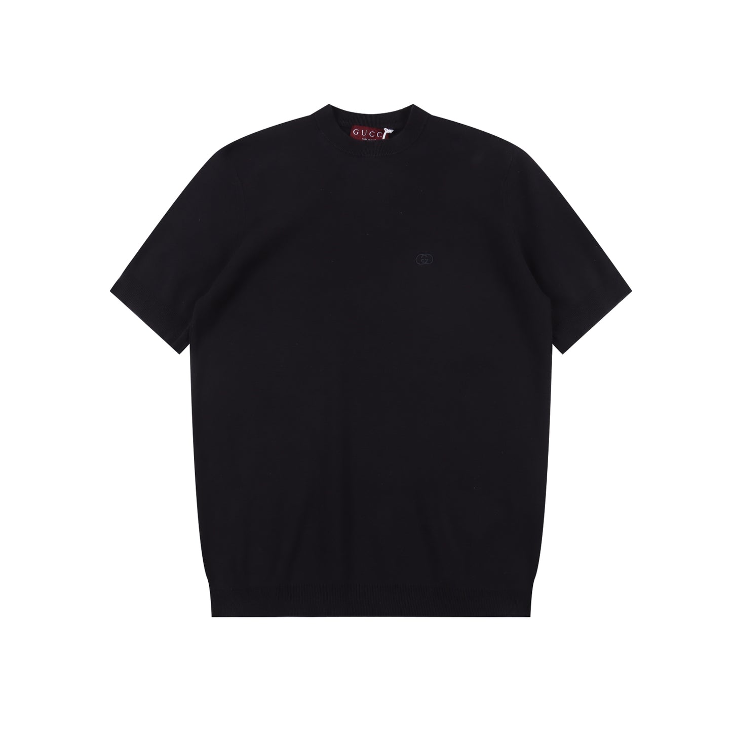 GUCCI KNIT T-SHIRT – Black Minimal Edition – 1:1 HIGH END