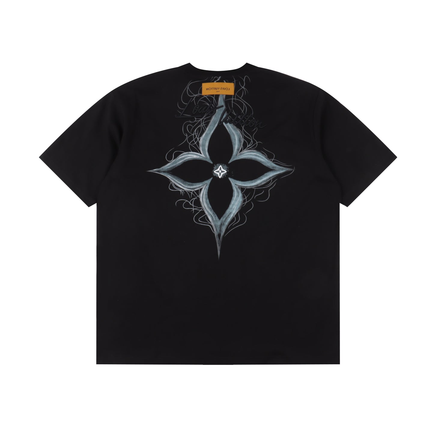 LOUIS VUITTON T-SHIRT - SCHWARZ / WEIß - SUPER CLONE 260g