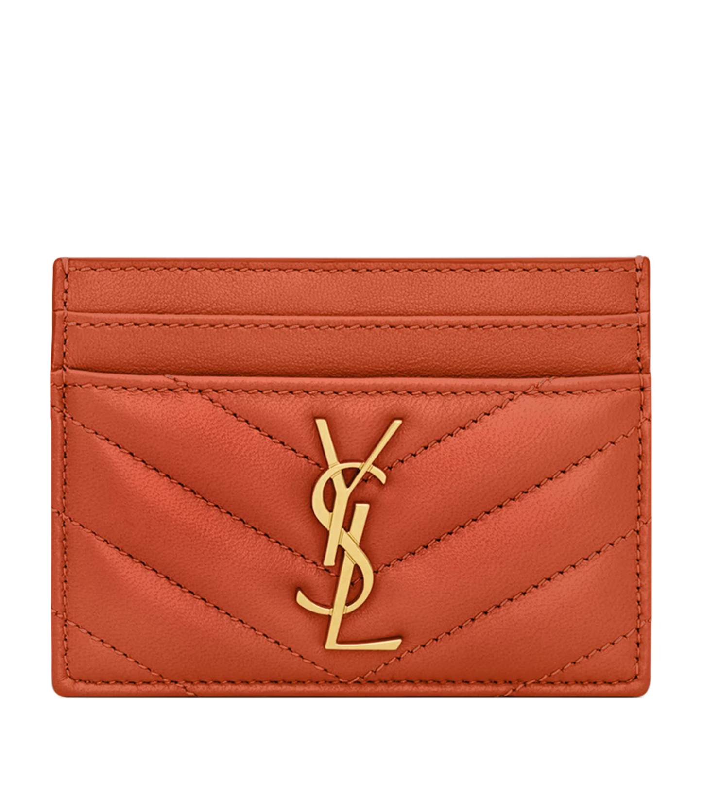 SAINT LAURENT CASSANDRA MATELASSE CARD CASE - 1:1 HIGH END