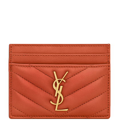 SAINT LAURENT CASSANDRA MATELASSE CARD CASE - 1:1 HIGH END