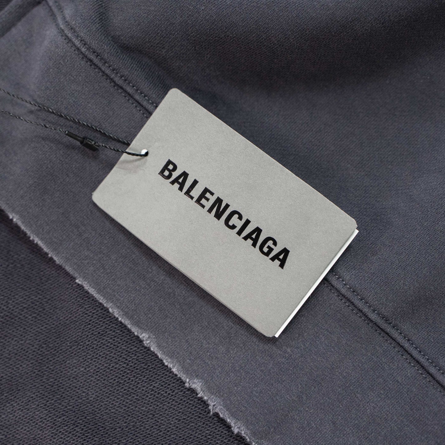 BALENCIAGA OVERSIZED DISTRESSED ZIP-UP HOODIE – 1:1 HIGH END