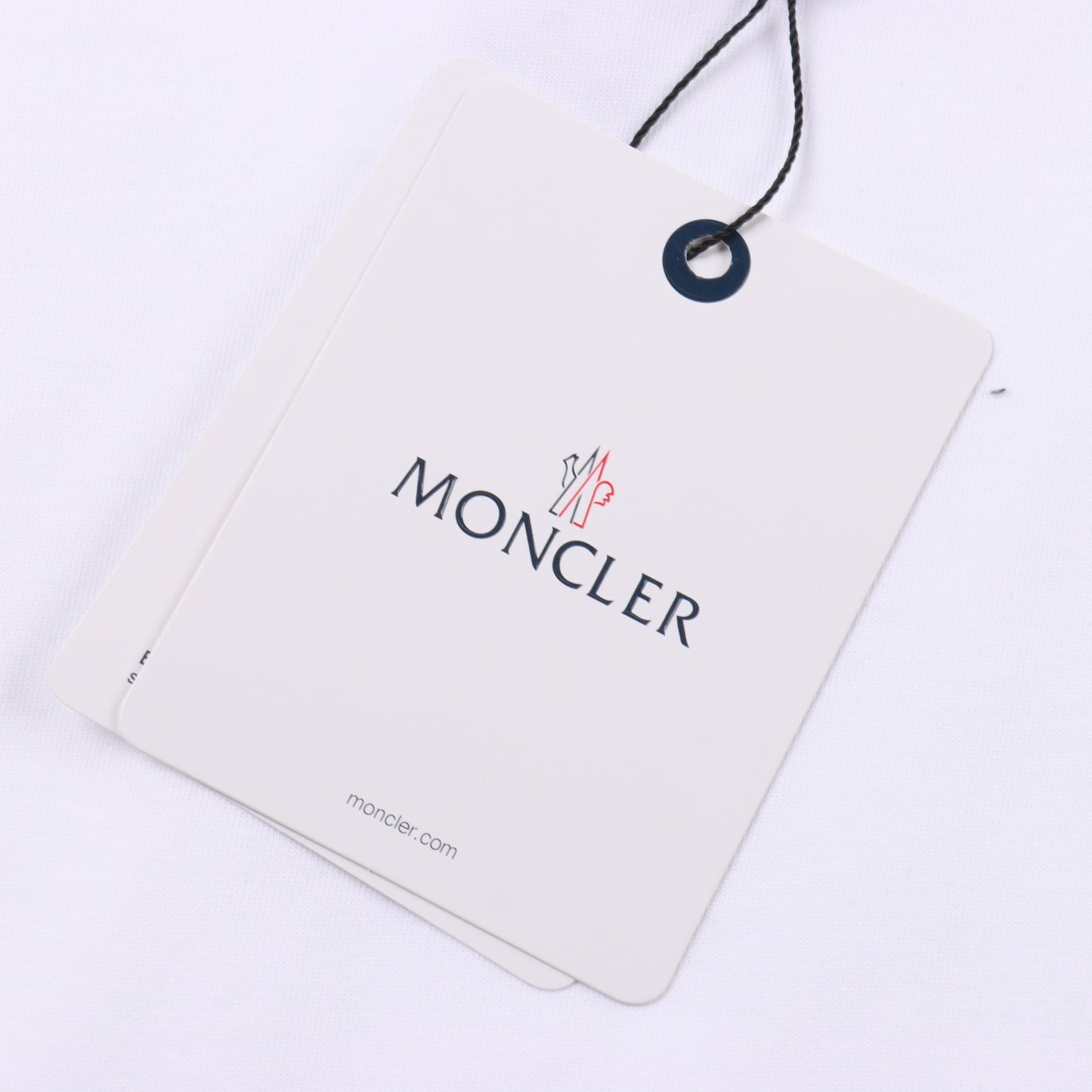 MONCLER T-SHIRT - SCHWARZ / WEIß - SUPER CLONE 260g