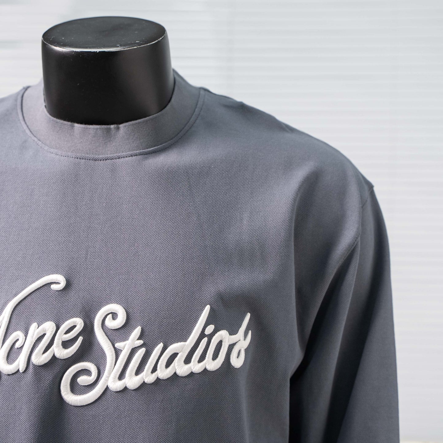ACNE STUDIOS EMBROIDERED LOGO LONG SLEEVE T-SHIRT – 1:1 HIGH END