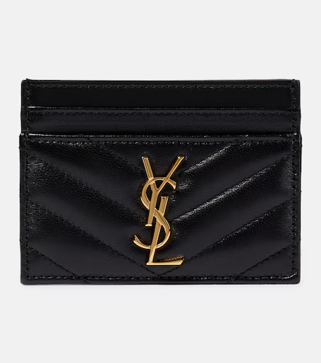 SAINT LAURENT CASSANDRA MATELASSE CARD CASE - 1:1 HIGH END