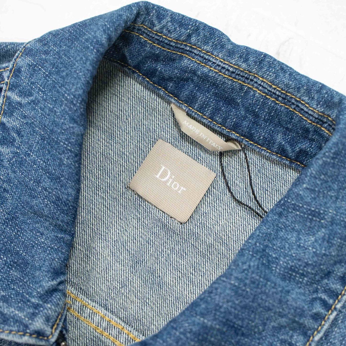 DIOR CD EMBROIDERED POCKET ZIPPER DENIM JACKET– 1:1 HIGH END
