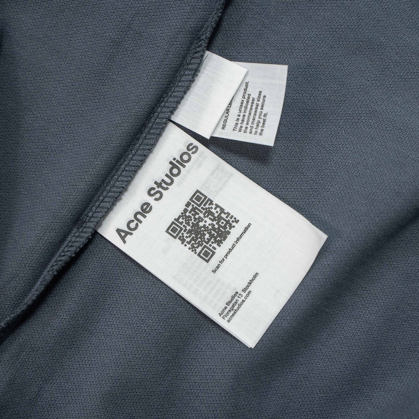 ACNE STUDIOS EMBROIDERED LOGO LONG SLEEVE T-SHIRT – 1:1 HIGH END