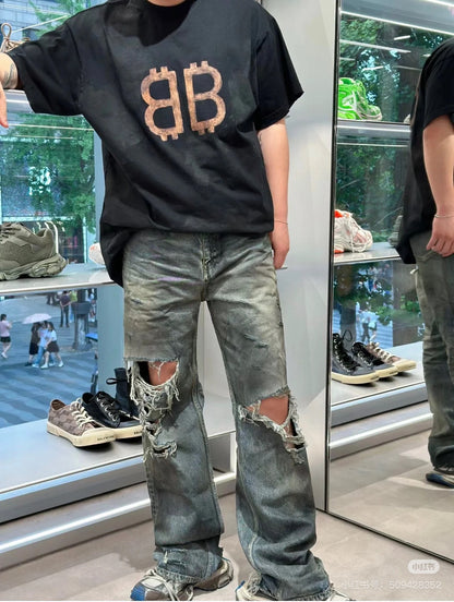 BALENCIAGA DISTRESSED DENIM – mit Tags – 1:1 HIGH END