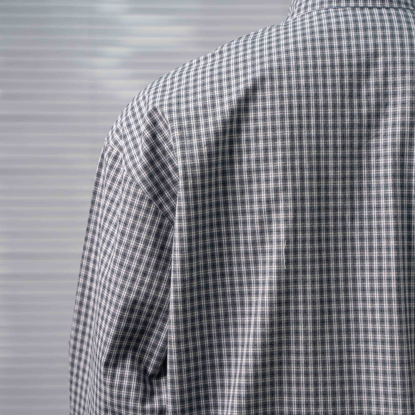 PRADA TRIANGLE LOGO CHECK REVERSIBLE COLLAR JACKET – 1:1 HIGH END