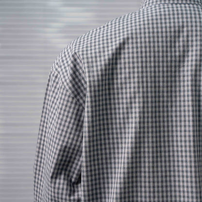 PRADA TRIANGLE LOGO CHECK REVERSIBLE COLLAR JACKET – 1:1 HIGH END
