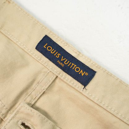 LOUIS VUITTON LV MONOGRAM SIGNATURE EMBROIDERED DENIM PANTS– 1:1 HIGH END