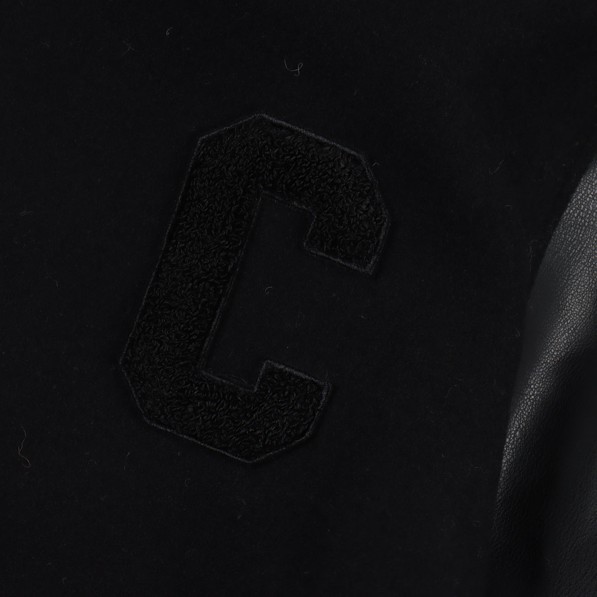 CELINE WOOL & LEATHER HOODIE JACKET - SUPER CLONE