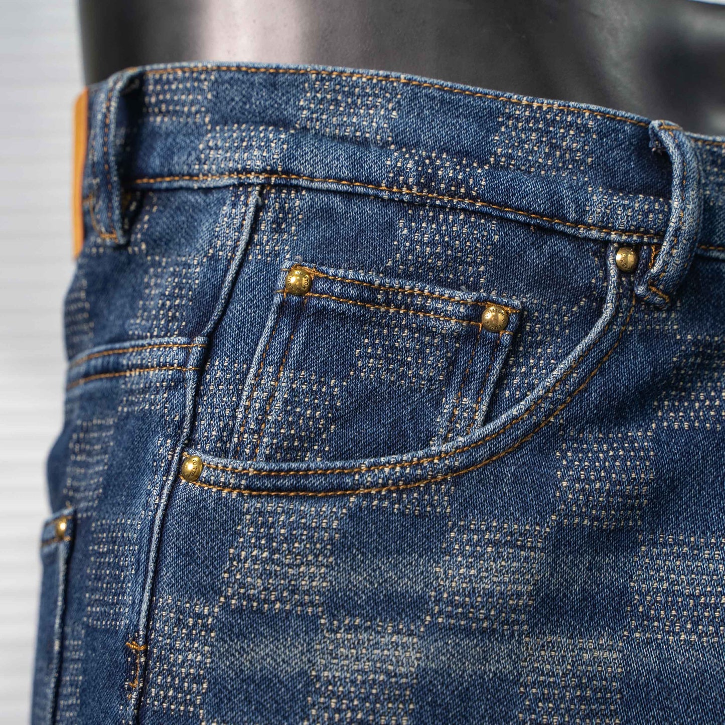 LOUIS VUITTON LV DAMIER MONOGRAM DENIM SKATE PANTS – 1:1 HIGH END