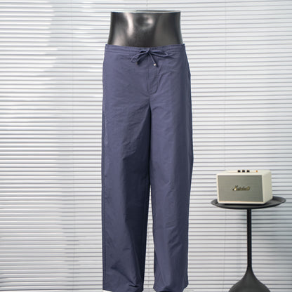 LOEWE ANAGRAM EMBROIDERED DRAWSTRING TROUSERS– 1:1 HIGH END