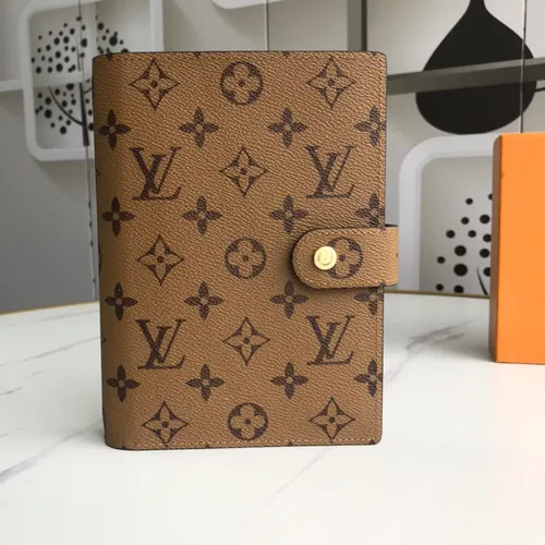 LOUIS VUITTON Medium Ring Agenda cover – Full Set  - 1:1 HIGH END