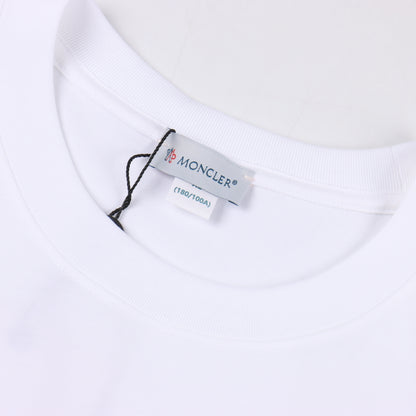 MONCLER T-SHIRT - SCHWARZ / WEIß - SUPER CLONE 260g