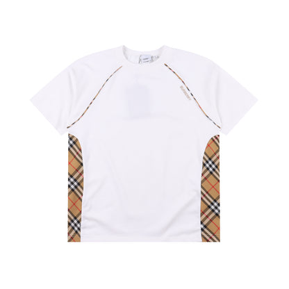BURBERRY T-SHIRT - SCHWARZ / WEIß - SUPER CLONE 260g