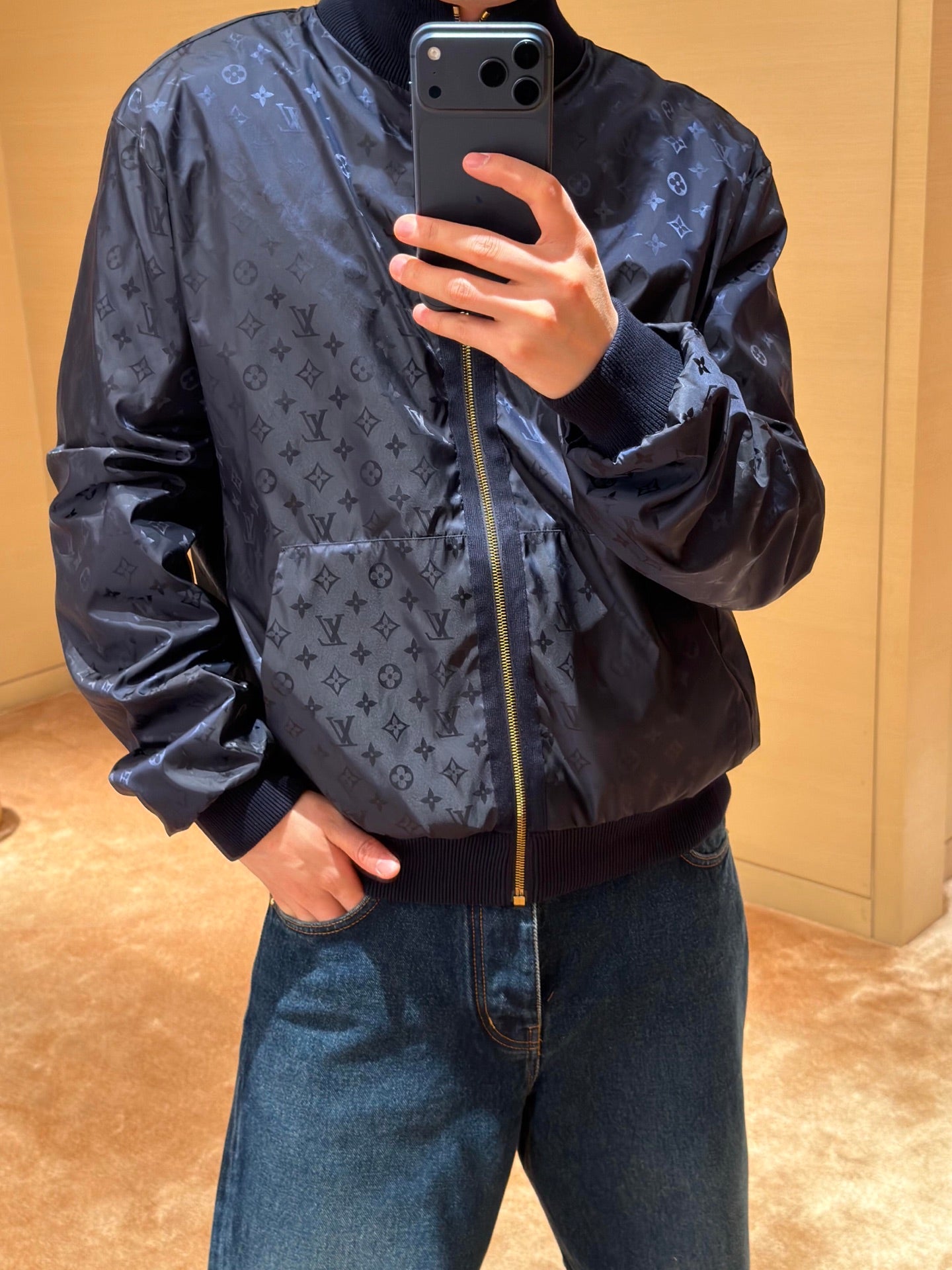 LOUIS VUITTON REVERSIBLE MONOGRAM ZIP JACKET– 1:1 HIGH END