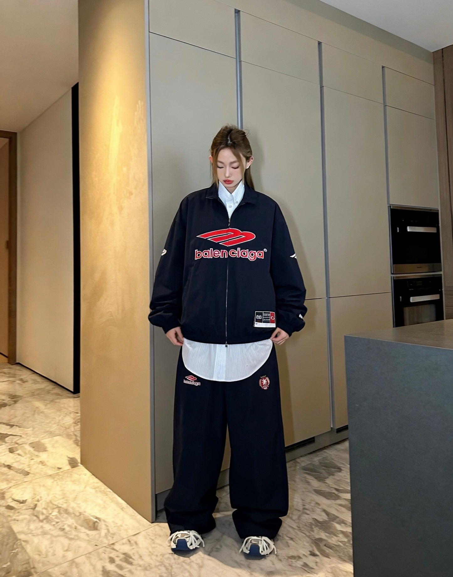 BALENCIAGA TRACK JACKET SET - SUPER CLONE