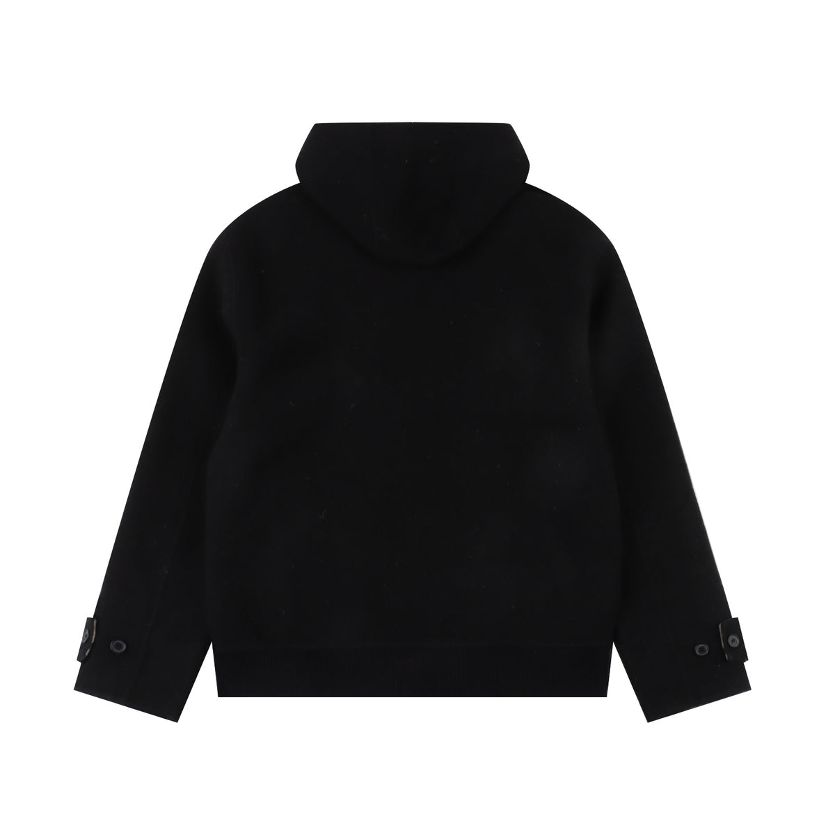 BURBERRY WOOL & LEATHER HOODIE JACKET - SUPER CLONE
