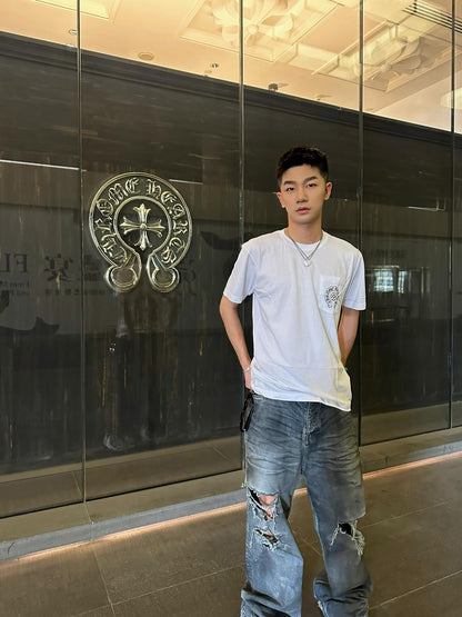 CHROME HEARTS T-SHIRT  - SUPER CLONE