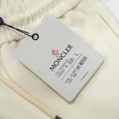 MONCLER EMBROIDERED LOGO SWEAT SHORTS – 1:1 HIGH END