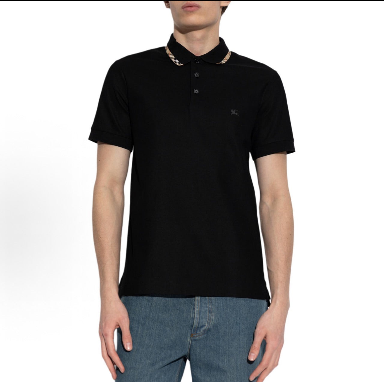 BURBERRY CHECK COLLAR POLO SHIRT – mit Tags – 1:1 HIGH END