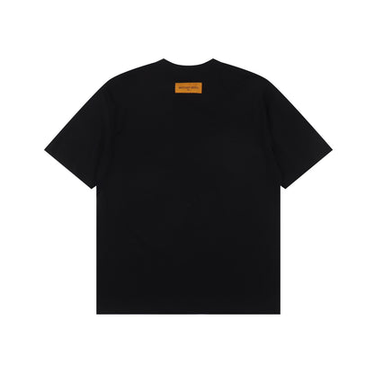 LOUIS VUITTON T-SHIRT - SCHWARZ / WEIß - SUPER CLONE 260g