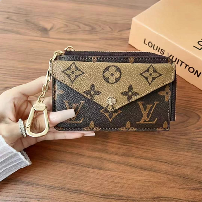 LOUIS VUITTON LEATHER CARDHOLDER ZIPPER – Full Set  - 1:1 HIGH END