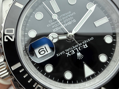 Rolex Datejust 41 mm, cadran gris, lunette plate - SUPER CLONE - MOUVEMENT SUISSE - Bracelet Jubilee