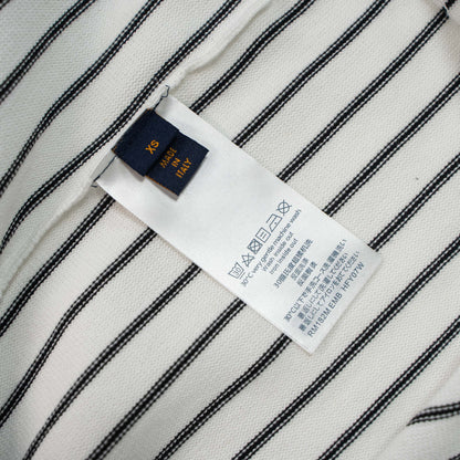 LOUIS VUITTON STRIPED KNIT SHORT-SLEEVE POLO SHIRT – 1:1 HIGH END