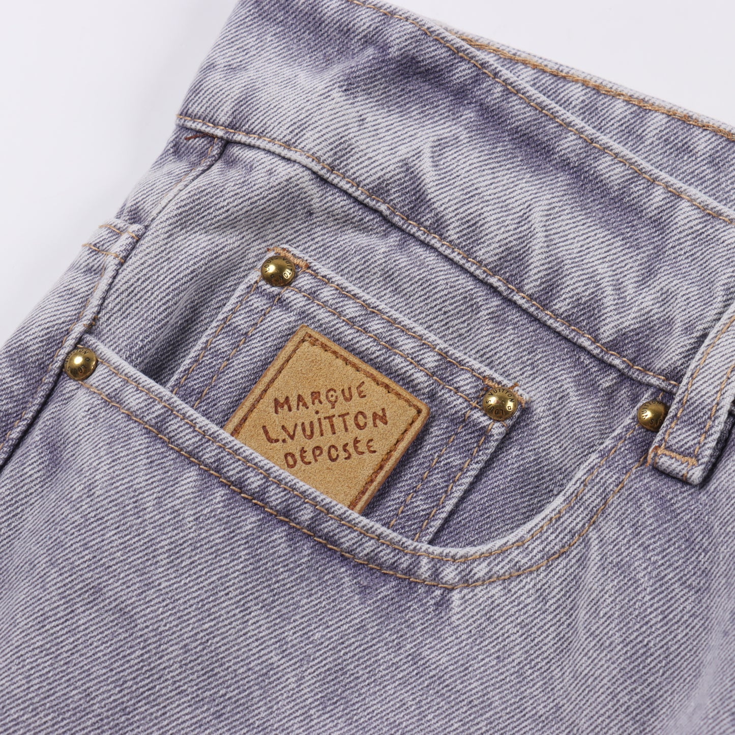 LOUIS VUITTON PASTEL DENIM – LAVENDER GREY EDITION – mit Tags – 1:1 HIGH END