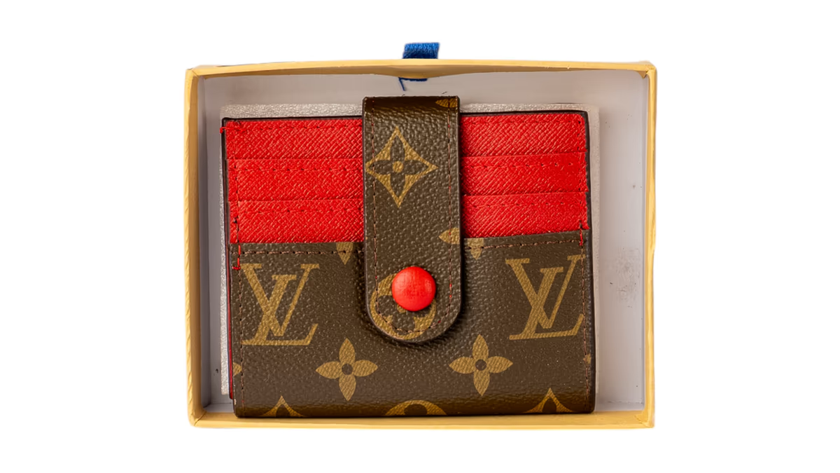 LOUIS VUITTON BUTTON MINI CARD WALLETS  - 1:1 HIGH END