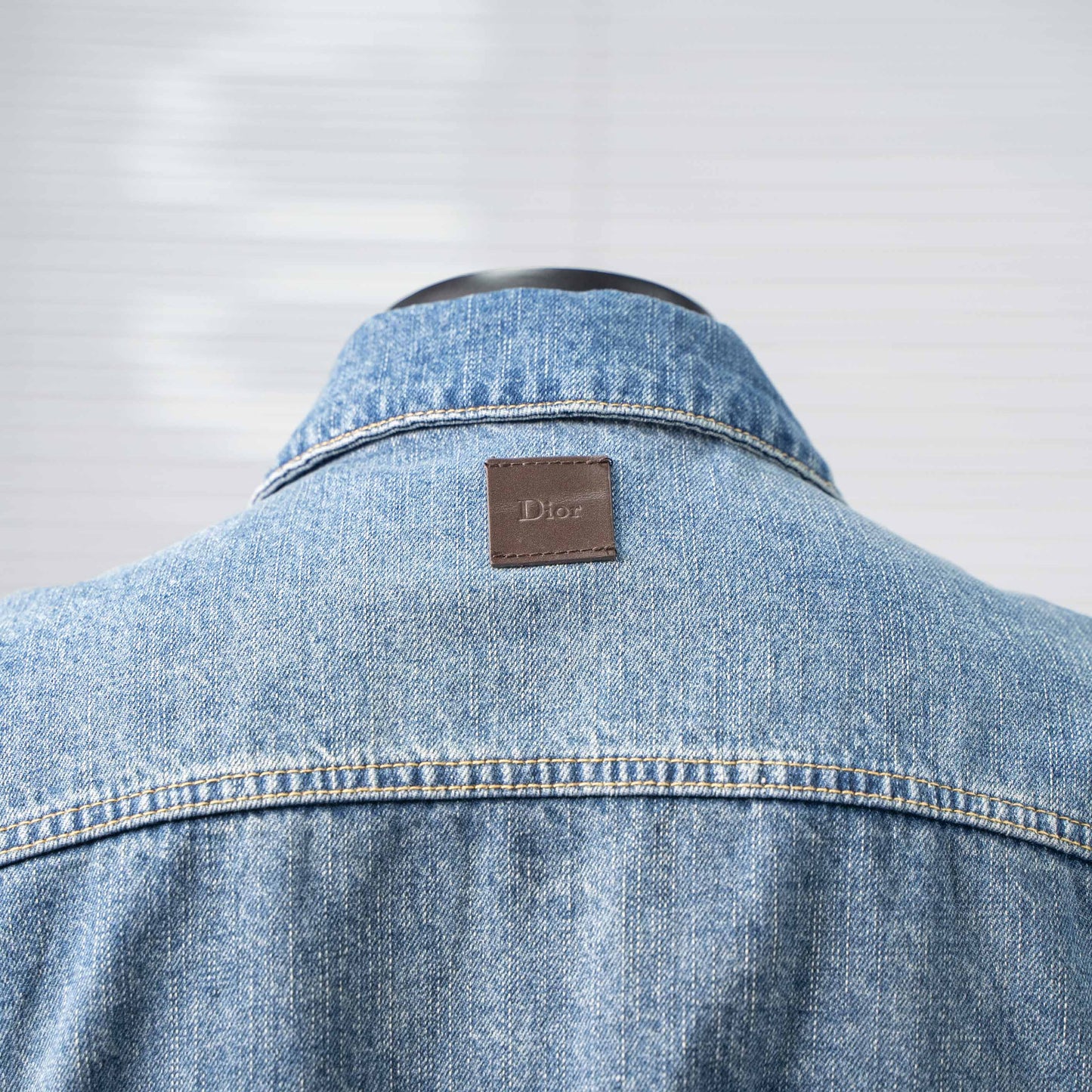 DIOR CD EMBROIDERED POCKET ZIPPER DENIM JACKET– 1:1 HIGH END