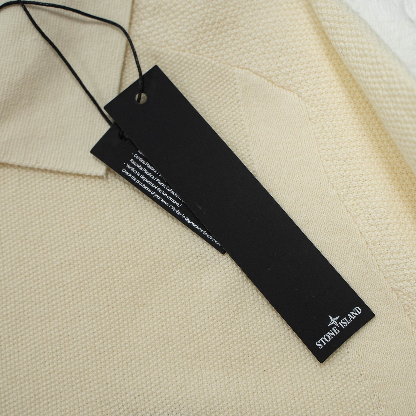 STONE ISLAND WAFFLE KNIT POLO SHIRT– 1:1 HIGH END