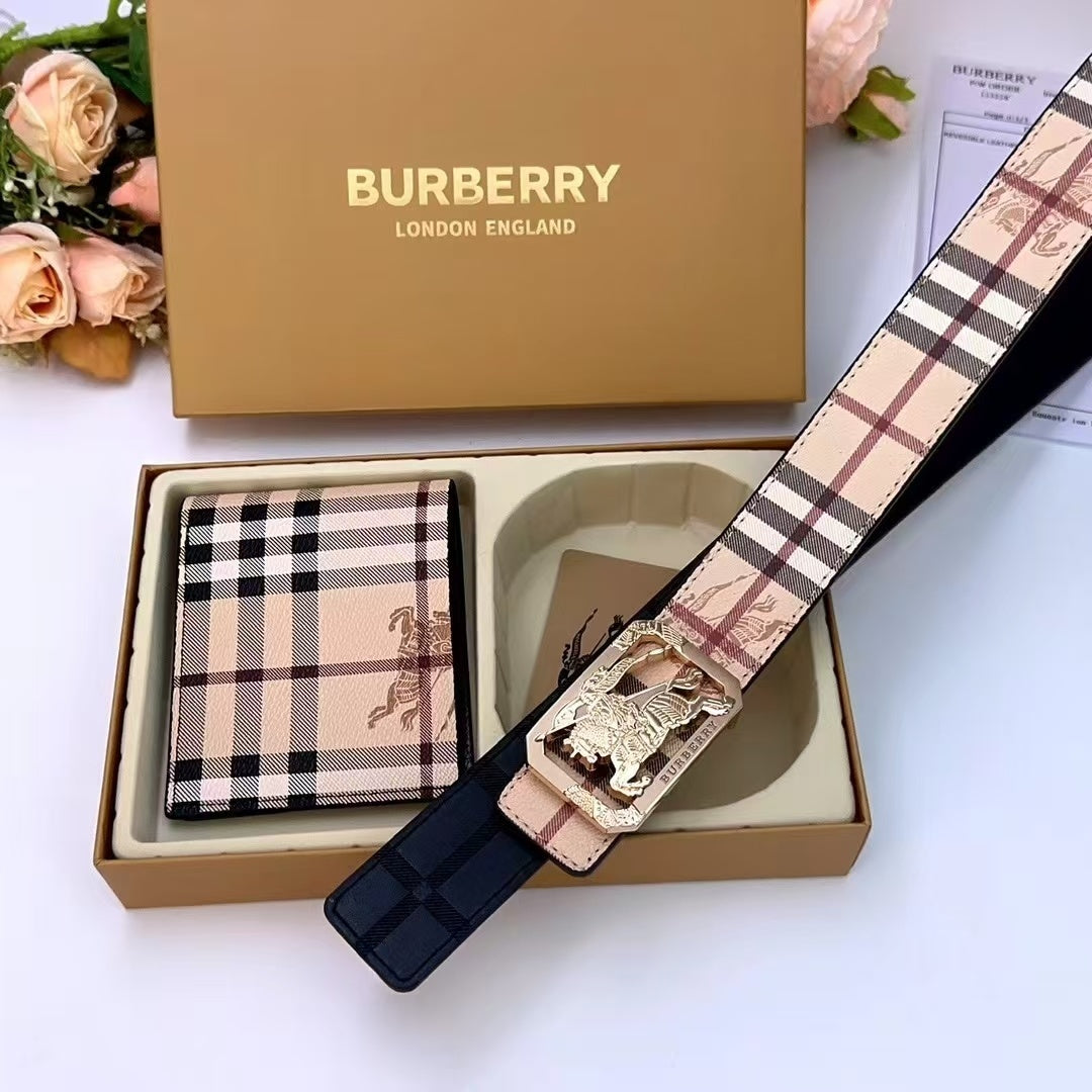 GÜRTEL & WALLET SETS - VERSCHIEDENE MARKEN - OVP MIT BOX