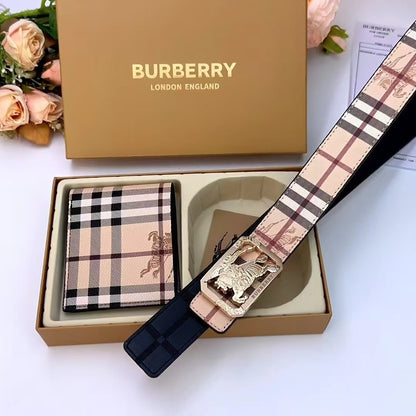 GÜRTEL & WALLET SETS - VERSCHIEDENE MARKEN - OVP MIT BOX