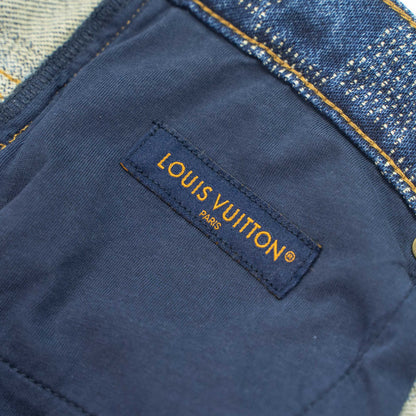 LOUIS VUITTON LV DAMIER MONOGRAM DENIM SKATE PANTS – 1:1 HIGH END