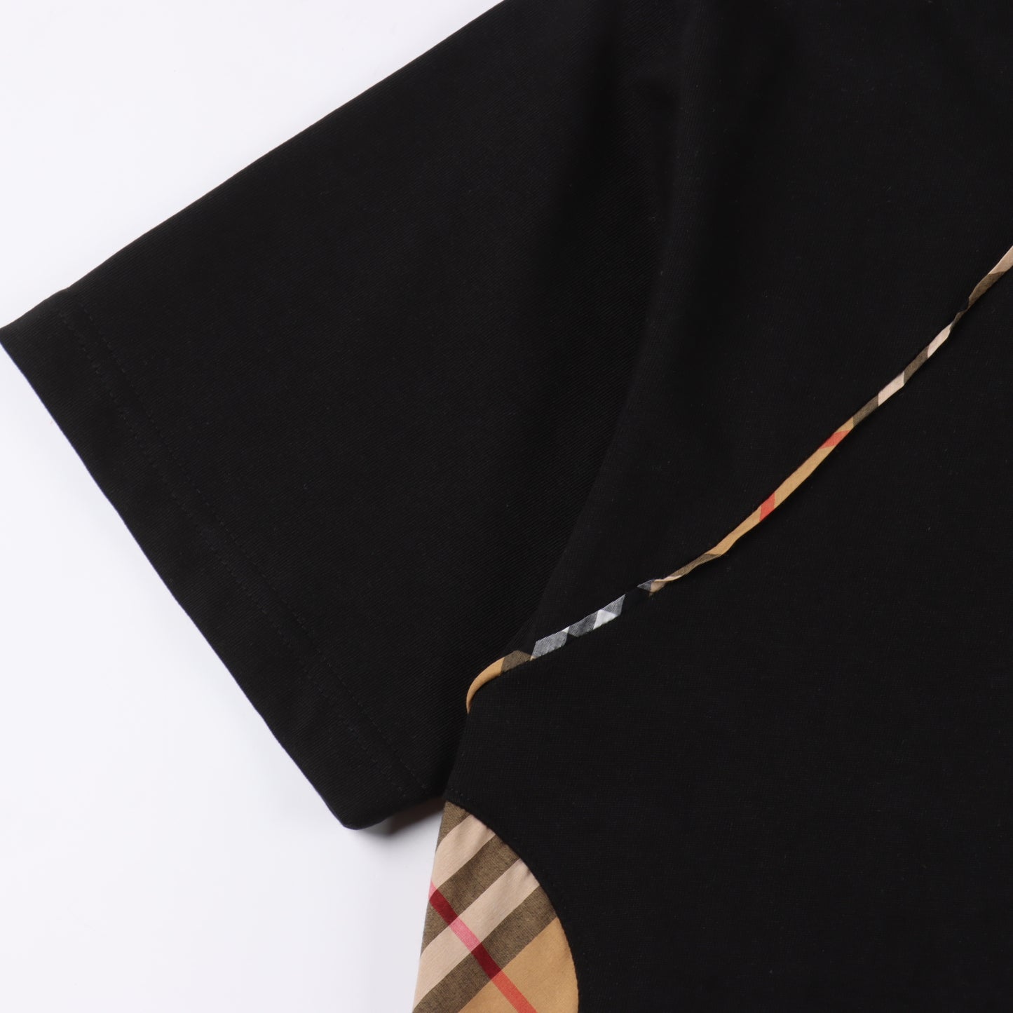 BURBERRY T-SHIRT - SCHWARZ / WEIß - SUPER CLONE 260g