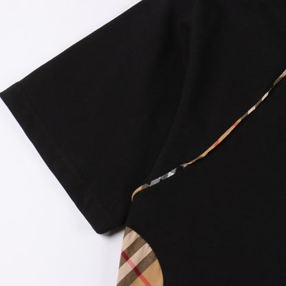 BURBERRY T-SHIRT - SCHWARZ / WEIß - SUPER CLONE 260g
