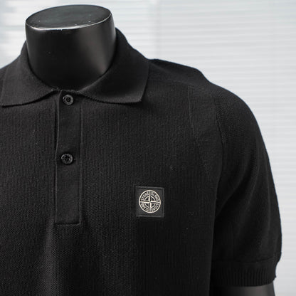 STONE ISLAND WAFFLE KNIT POLO SHIRT– 1:1 HIGH END