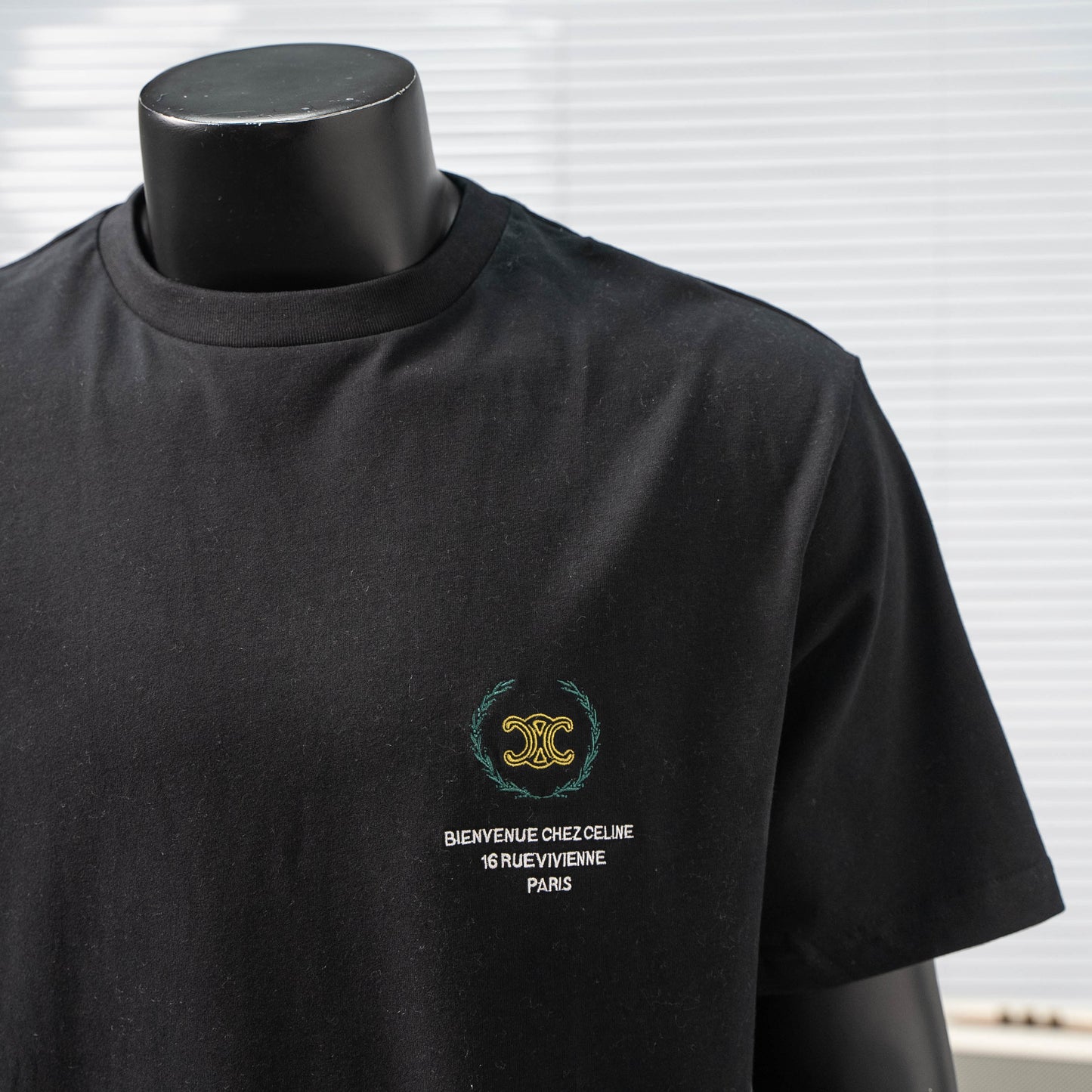 CELINE SUMMER EMBROIDERED LOGO T-SHIRT– 1:1 HIGH END