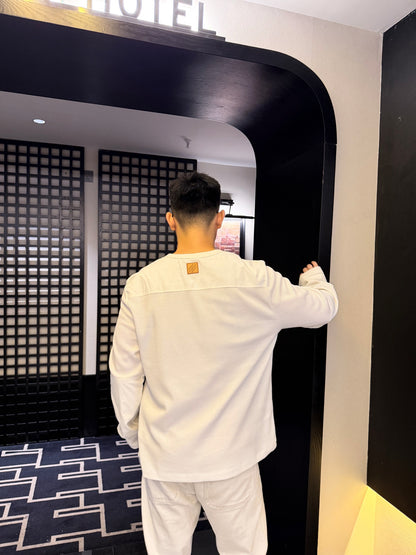 LOUIS VUITTON DAMIER EMBROIDERED LONG SLEEVE T-SHIRT – 1:1 HIGH END