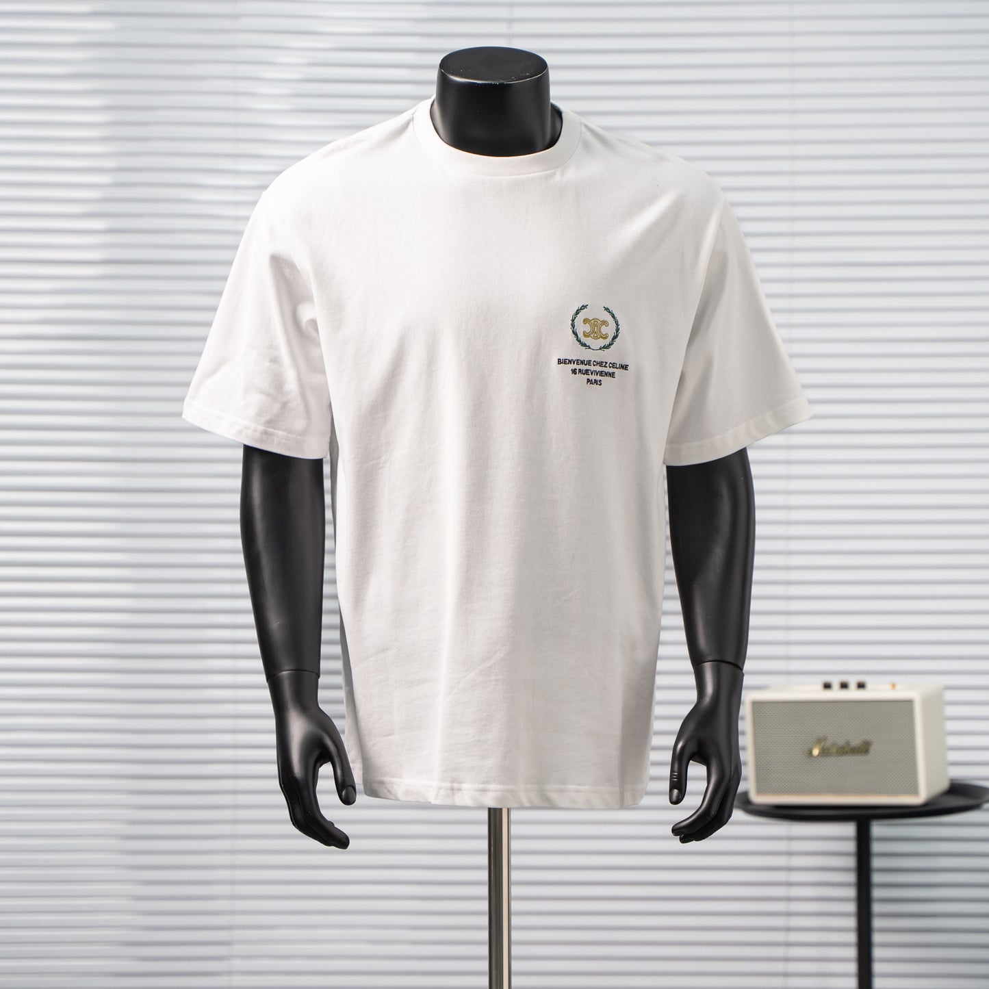 CELINE SUMMER EMBROIDERED LOGO T-SHIRT– 1:1 HIGH END