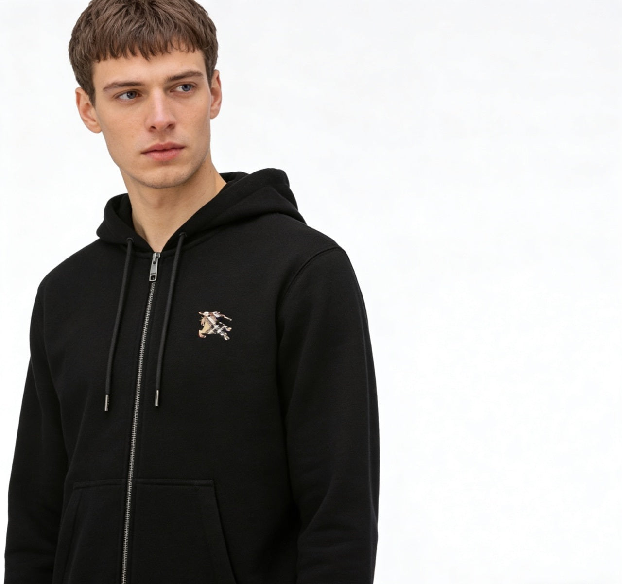 BURBERRY KNIGHT ZIP HOODIE – 1:1 HIGH END